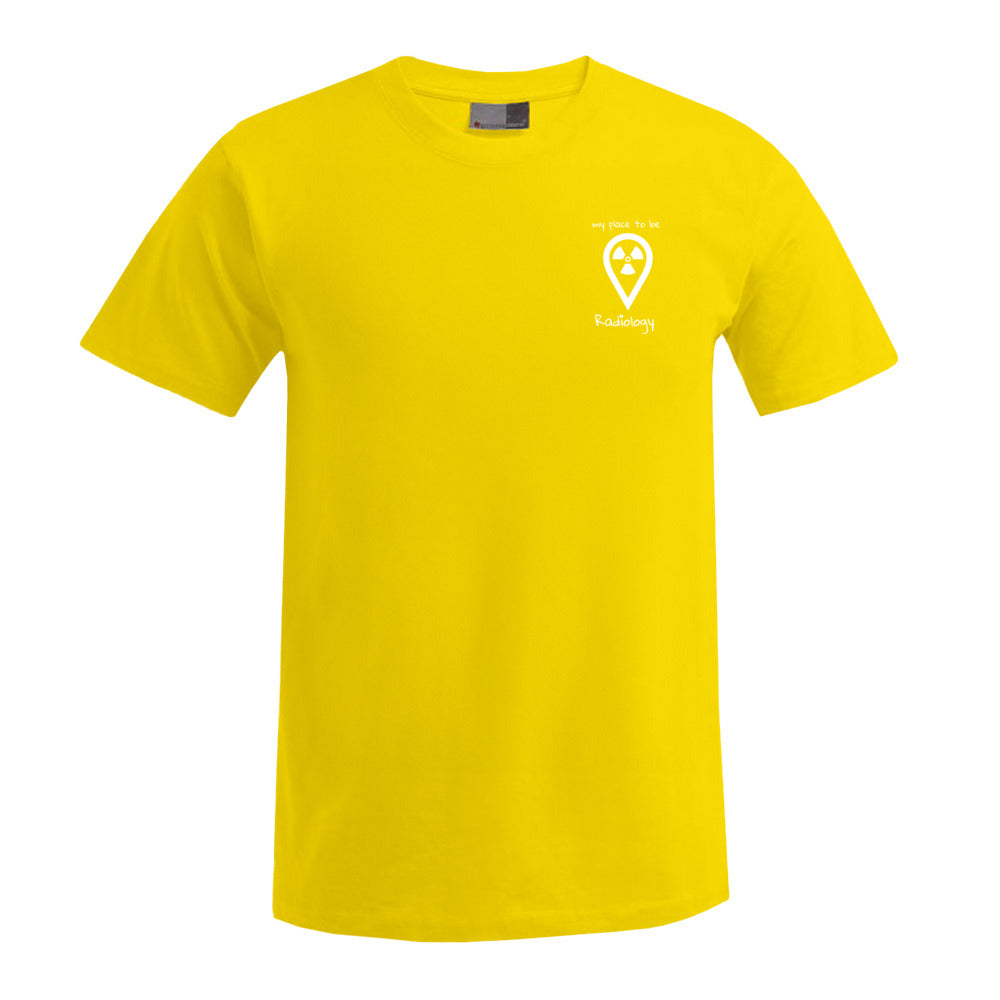 T-Shirt (Herren) - my place to be Radiology (kleines Logo) - Alles Einstellungssache