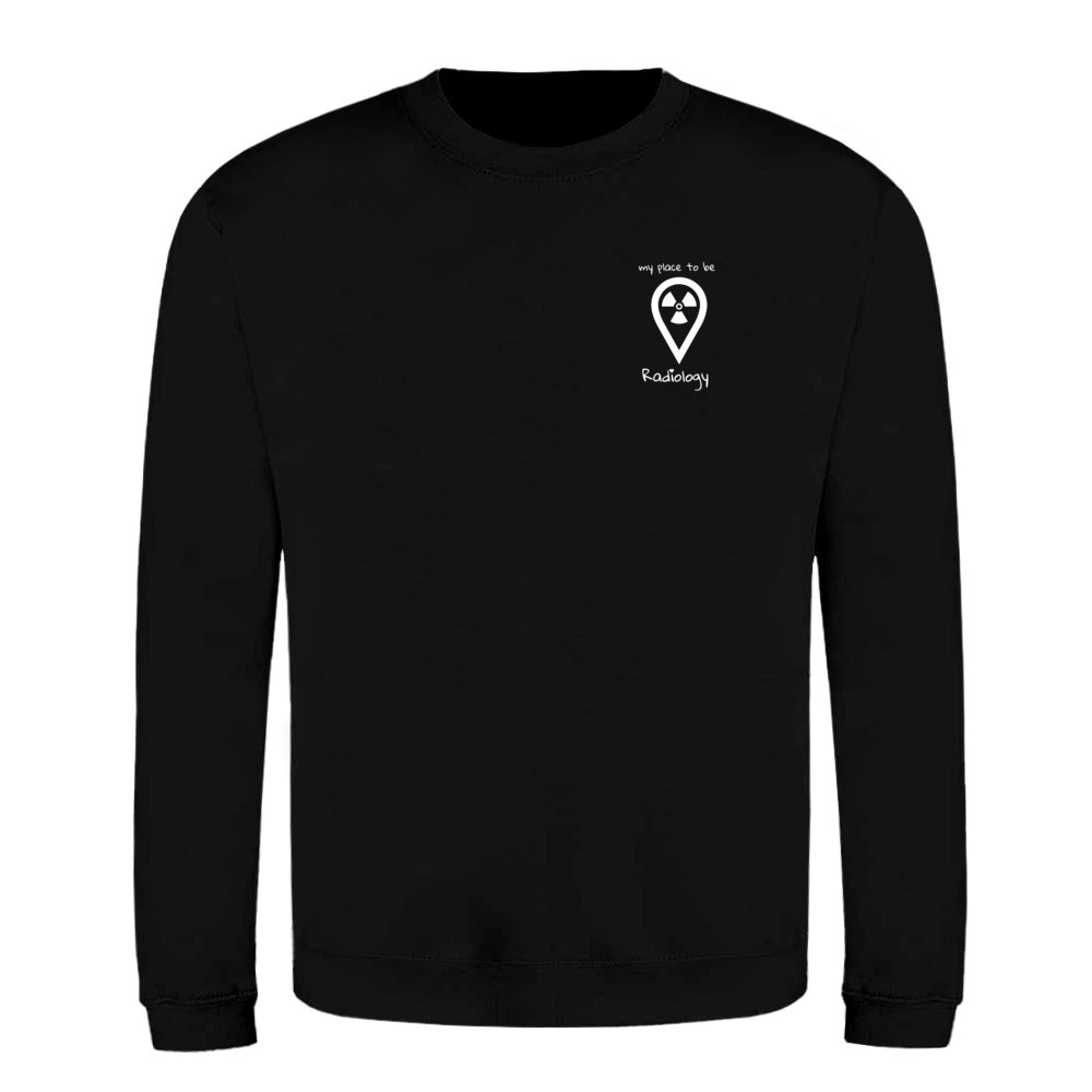 Klassiker Sweatshirts (Unisex) - my place to be Radiology (kleines Logo) - Alles Einstellungssache
