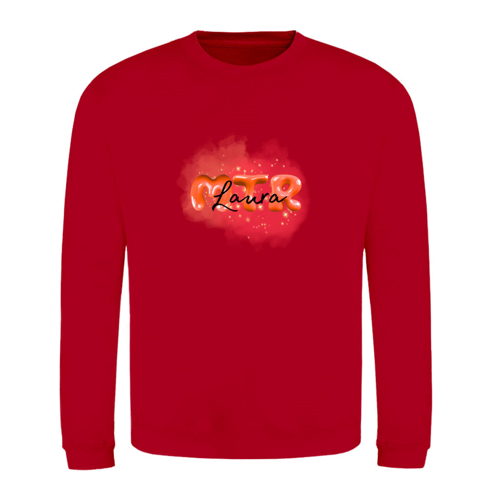 ROT MTR Laura oder dein Name -LOGO groß- Klassiker Sweatshirts (Unisex) - Alles Einstellungssache