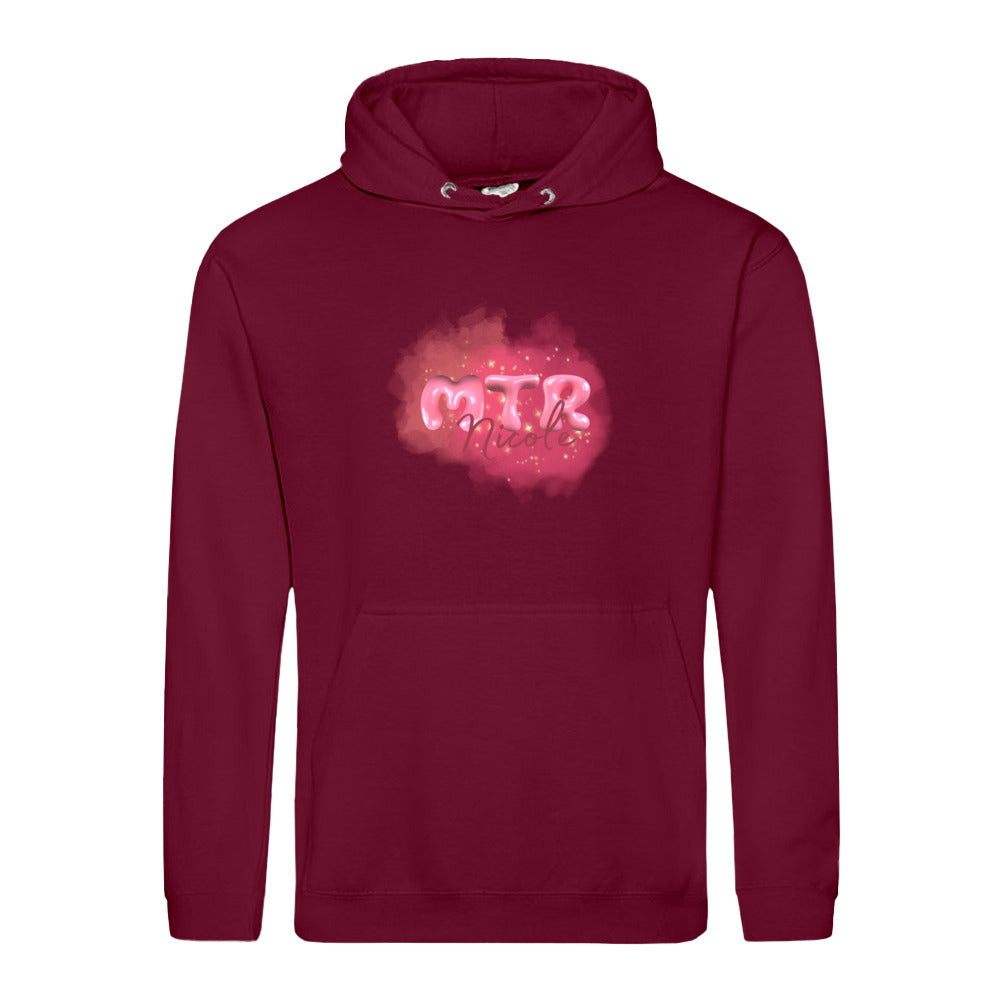 Pink MTR Nicole oder dein Name -LOGO groß- Hoody (Unisex) - Alles Einstellungssache