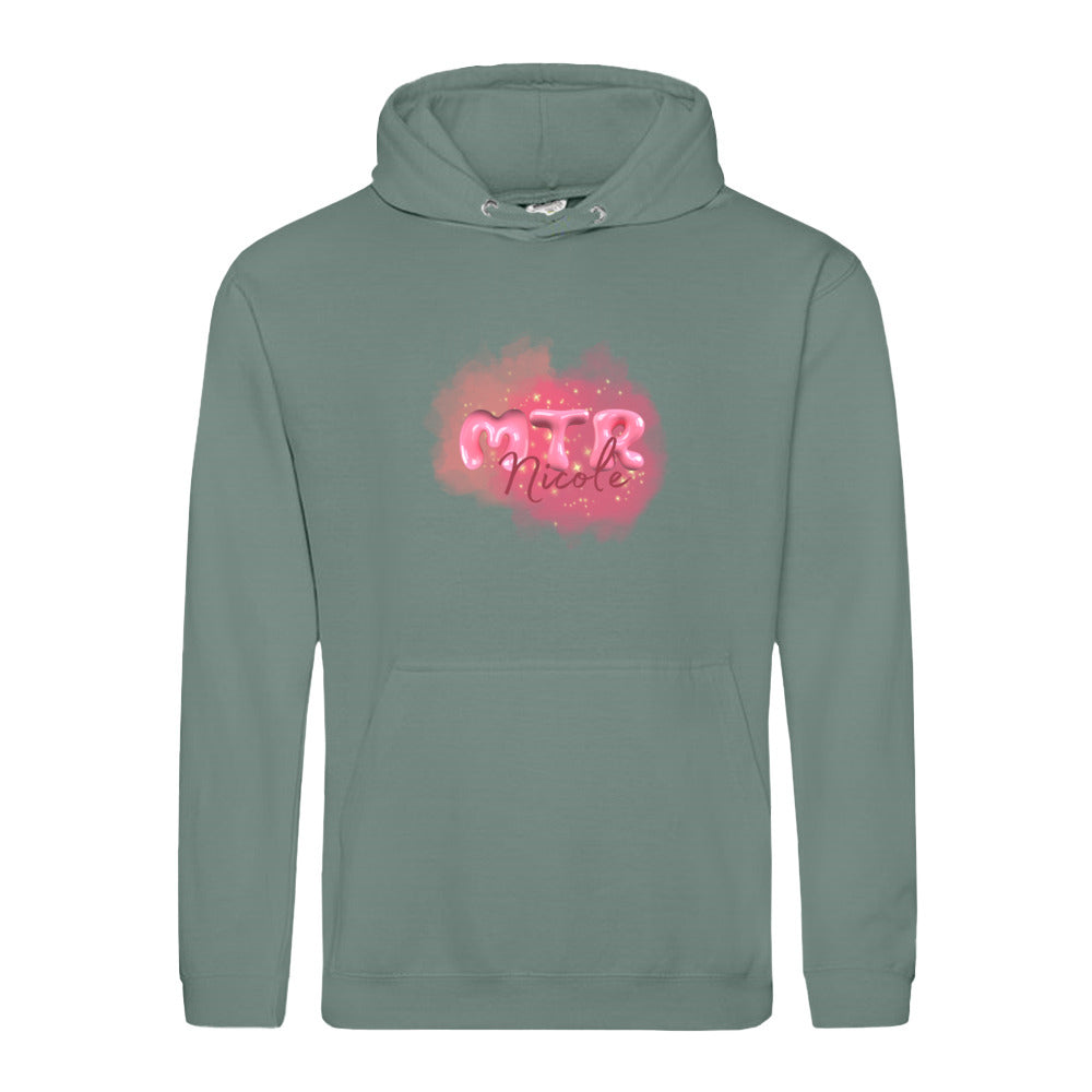 Pink MTR Nicole oder dein Name -LOGO groß- Hoody (Unisex) - Alles Einstellungssache
