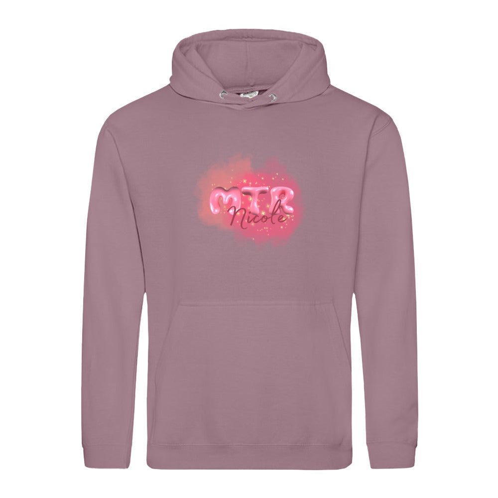 Pink MTR Nicole oder dein Name -LOGO groß- Hoody (Unisex) - Alles Einstellungssache