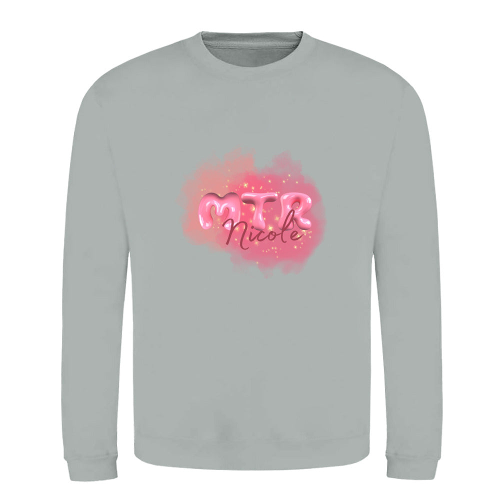 Pink MTR Nicole oder dein Name -LOGO groß- Klassiker Sweatshirts (Unisex) - Alles Einstellungssache