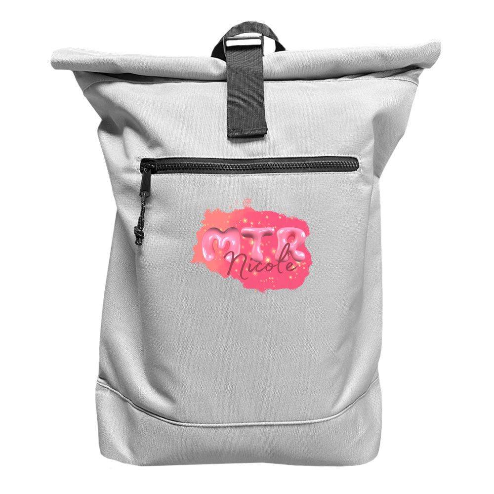 Pink MTR Nicole oder dein Name - großer Rucksack - Alles Einstellungssache