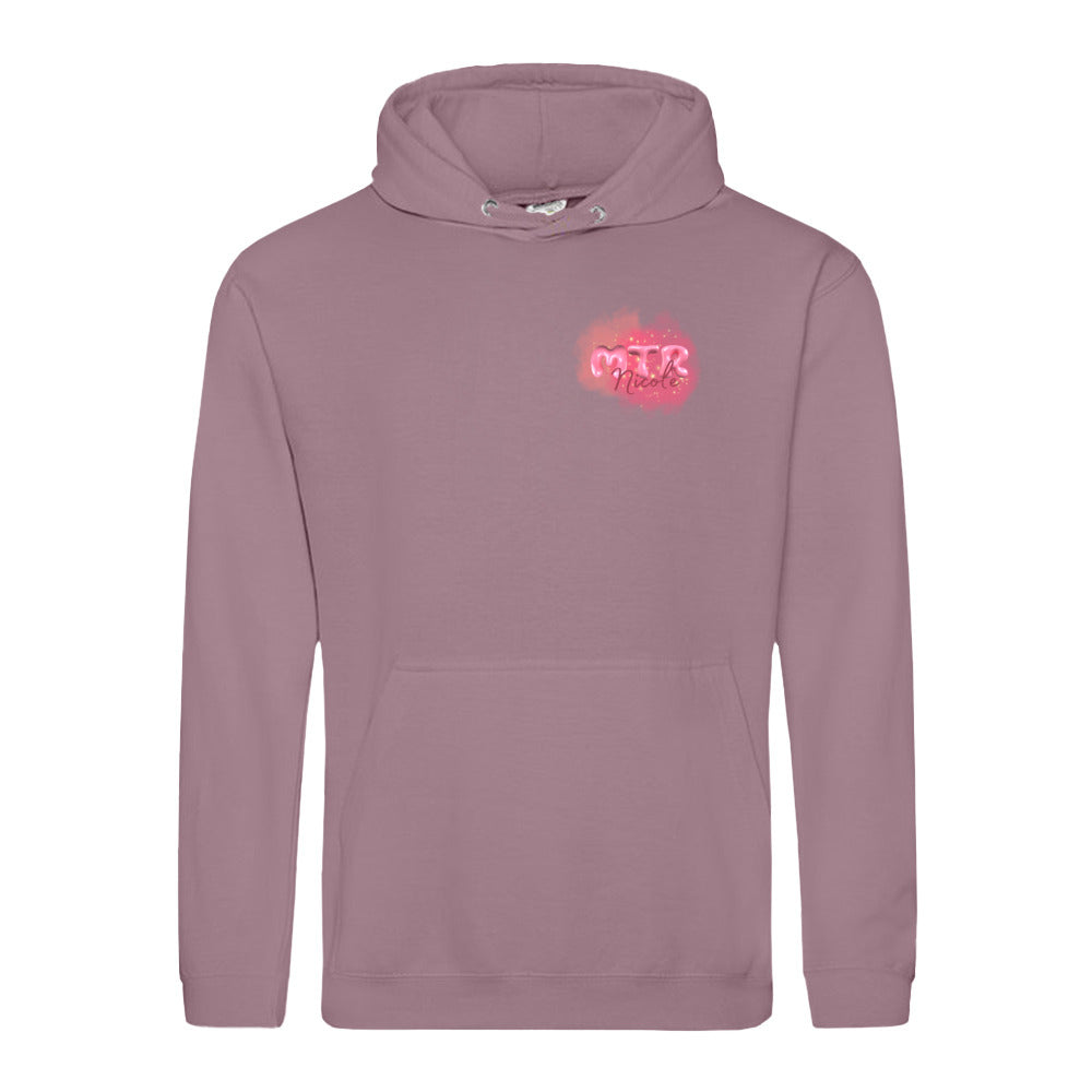 Pink MTR Nicole oder dein Name -LOGO klein- Hoody (Unisex) - Alles Einstellungssache