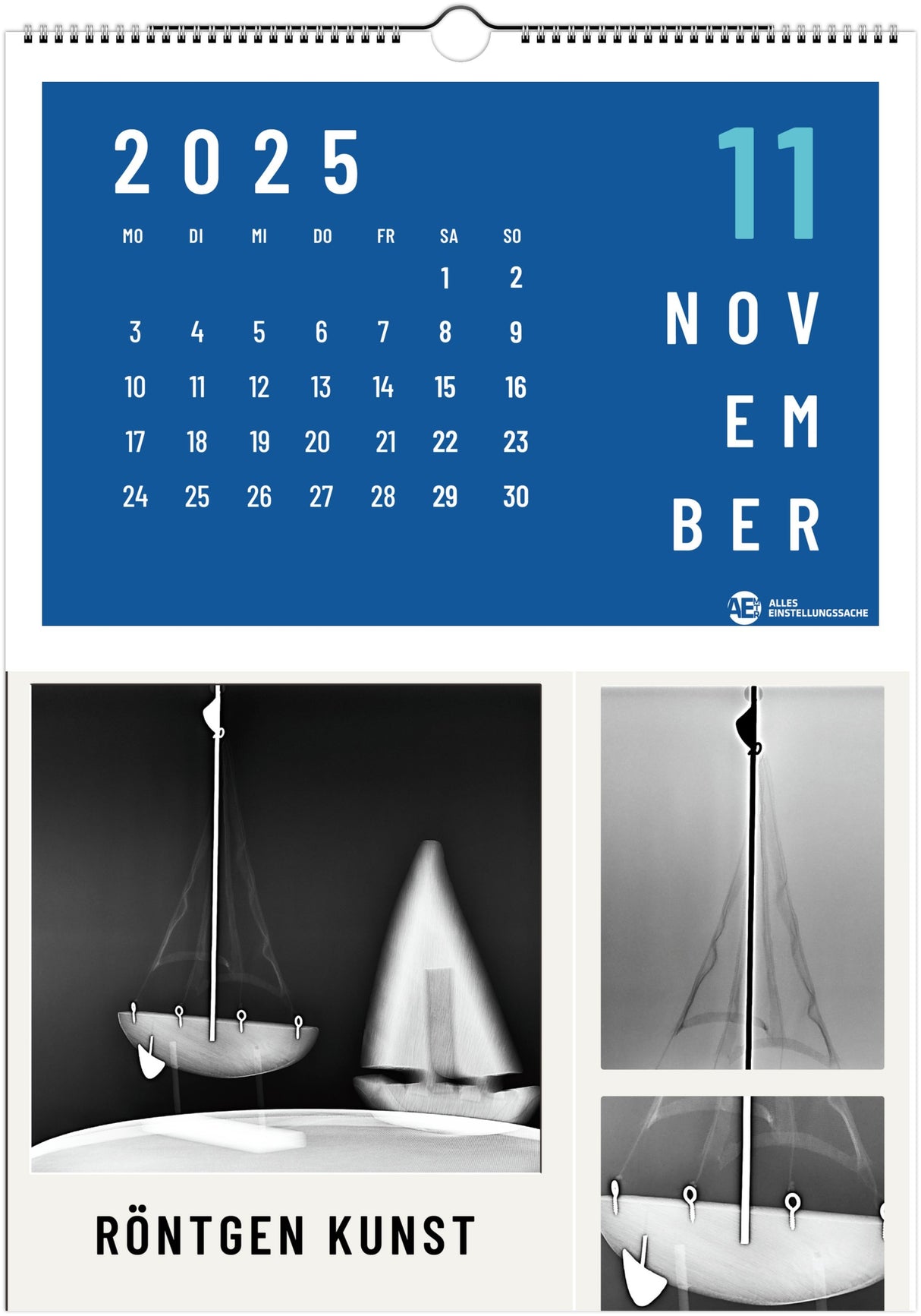Röntgenkalender 2025 - Alles Einstellungssache