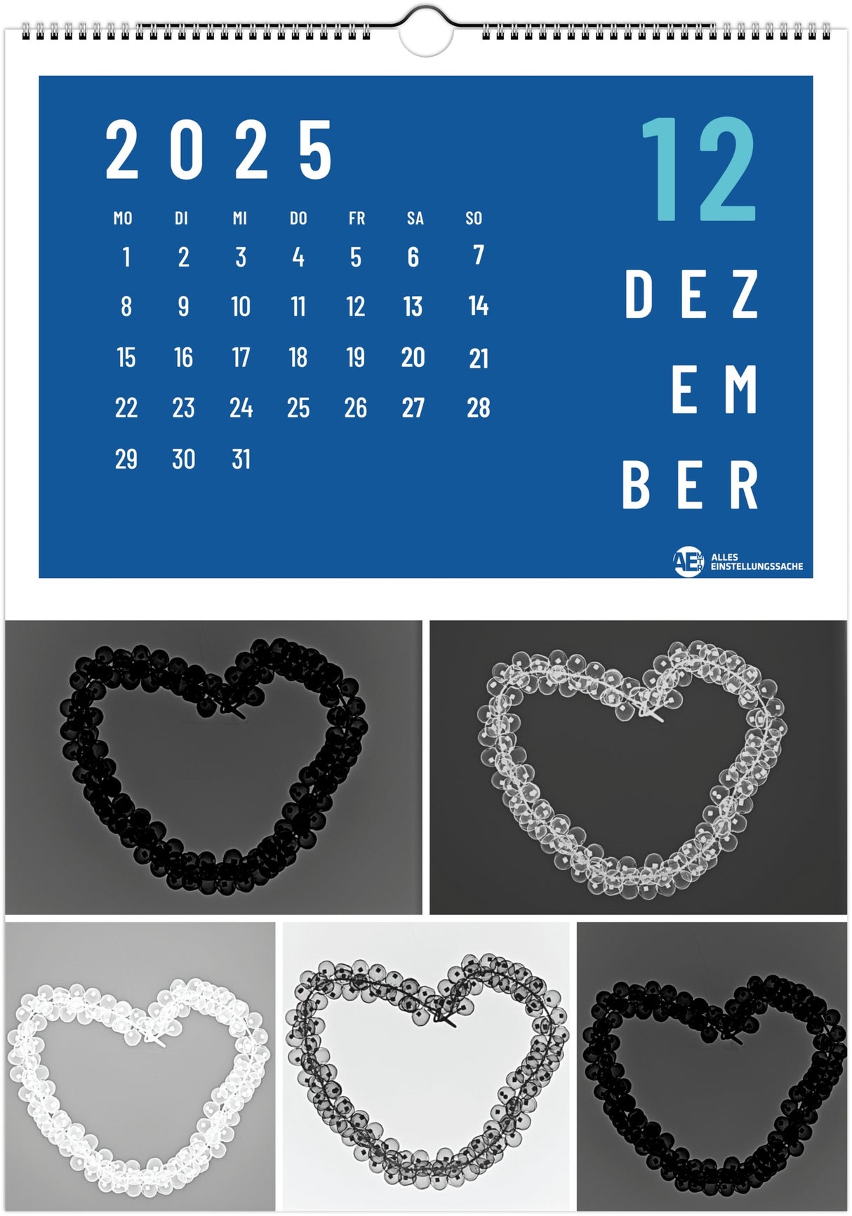 Röntgenkalender 2025 - Alles Einstellungssache