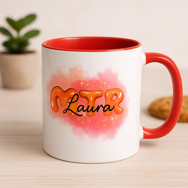 ROT MTR Laura oder dein Name - Becher - Alles Einstellungssache 