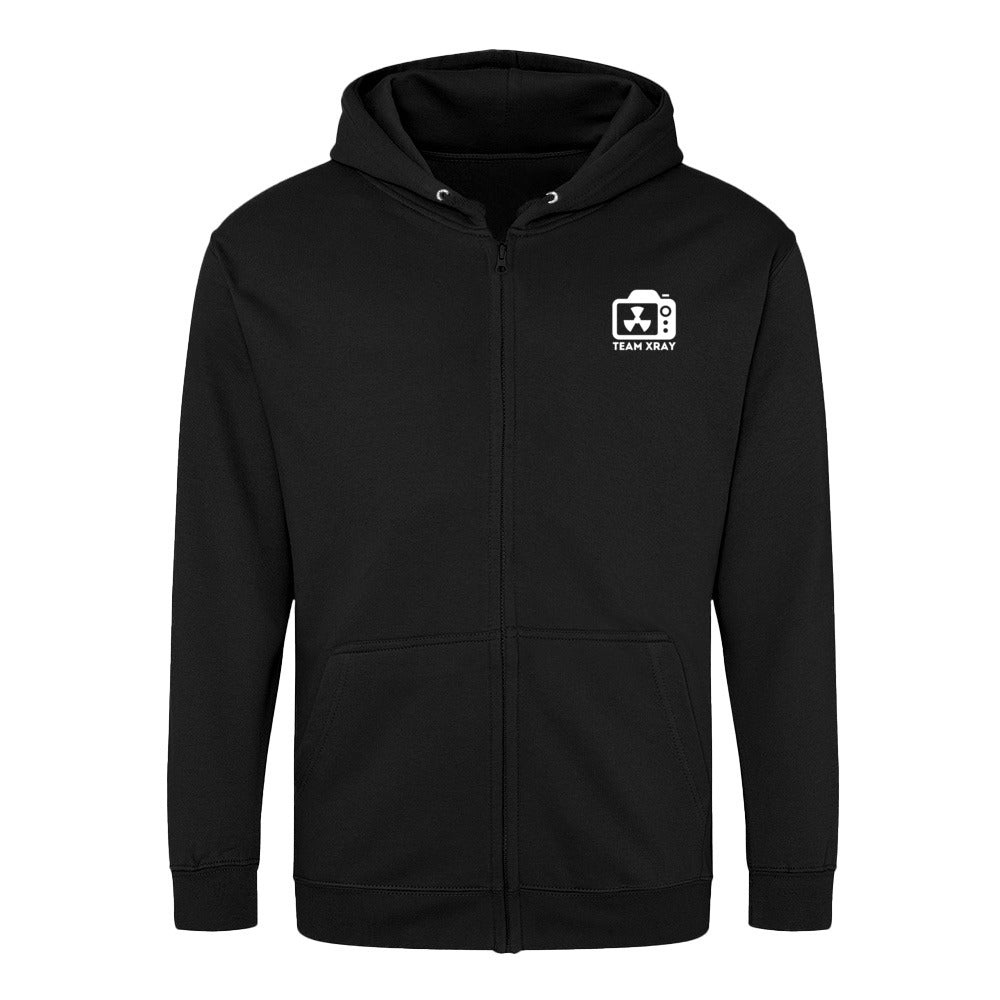 Hoddy Sweatjacke mit Reißverschluss TEAM XRAY (kleines Logo) Unisex - Alles Einstellungssache 