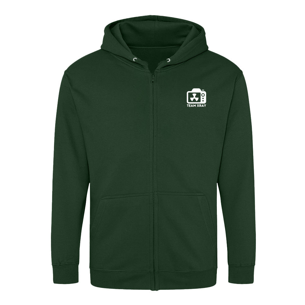 Hoddy Sweatjacke mit Reißverschluss TEAM XRAY (kleines Logo) Unisex - Alles Einstellungssache 