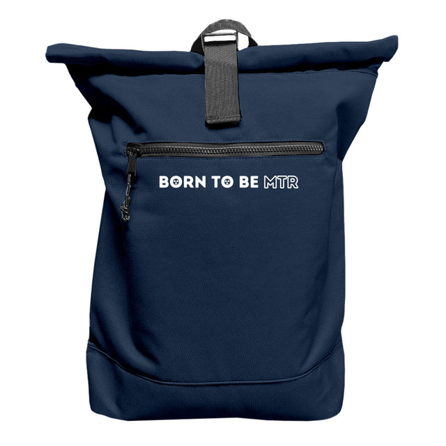 Rucksack mit Laptopfach- BORN TO BE MTR (horizontales Logo) - Alles Einstellungssache 