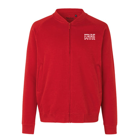 Sweatjacke mit Reißverschluss BORN TO BE MTR (kleines Logo) Unisex - Alles Einstellungssache 