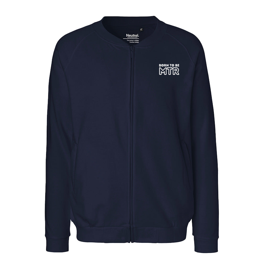 Sweatjacke mit Reißverschluss BORN TO BE MTR (kleines Logo) Unisex - Alles Einstellungssache 