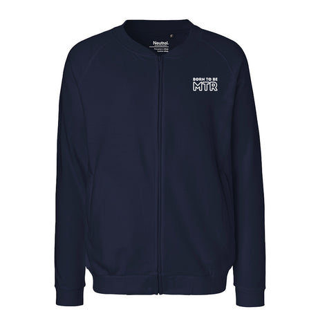 Sweatjacke mit Reißverschluss BORN TO BE MTR (kleines Logo) Unisex - Alles Einstellungssache 