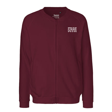 Sweatjacke mit Reißverschluss BORN TO BE MTR (kleines Logo) Unisex - Alles Einstellungssache 