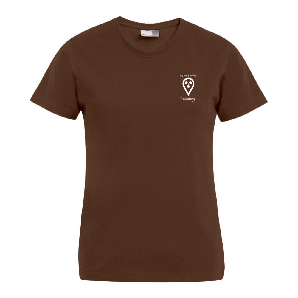 my place to be Radiology (kleines Logo) T-Shirt (Damen) - Alles Einstellungssache 