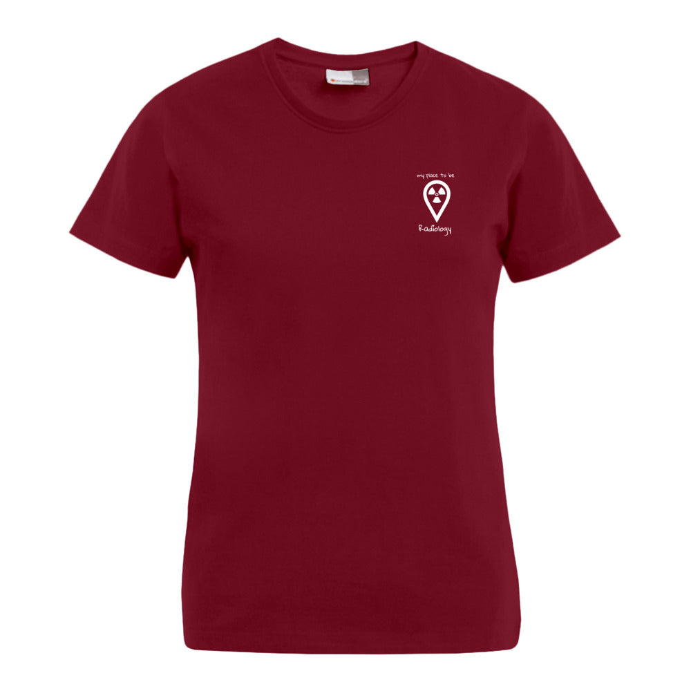 my place to be Radiology (kleines Logo) T-Shirt (Damen) - Alles Einstellungssache 