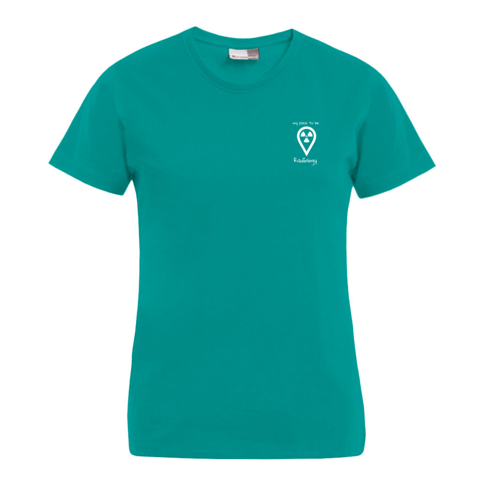 my place to be Radiology (kleines Logo) T-Shirt (Damen) - Alles Einstellungssache 