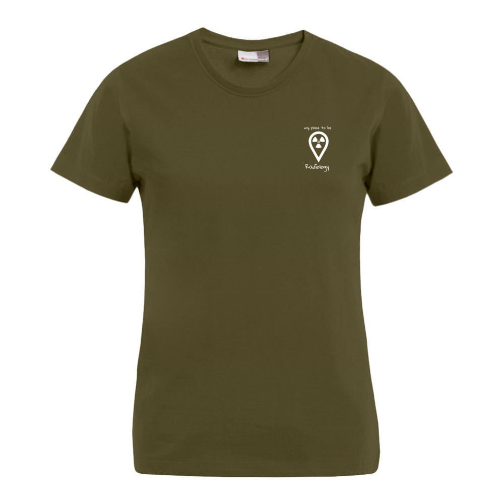 my place to be Radiology (kleines Logo) T-Shirt (Damen) - Alles Einstellungssache 
