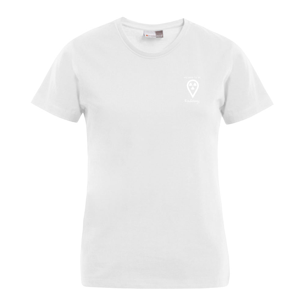 my place to be Radiology (kleines Logo) T-Shirt (Damen) - Alles Einstellungssache 