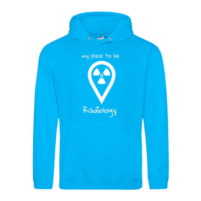 Hoody (Unisex) my place to be Radiology - Alles Einstellungssache 