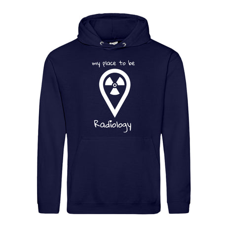 Hoody (Unisex) my place to be Radiology - Alles Einstellungssache 