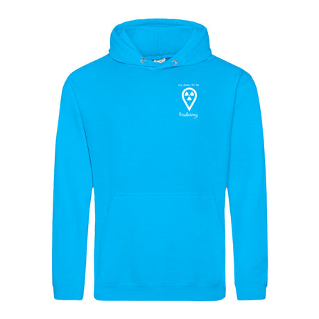 Hoody (Unisex) my place to be Radiology (kleines Logo) - Alles Einstellungssache 
