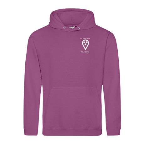 Hoody (Unisex) my place to be Radiology (kleines Logo) - Alles Einstellungssache 