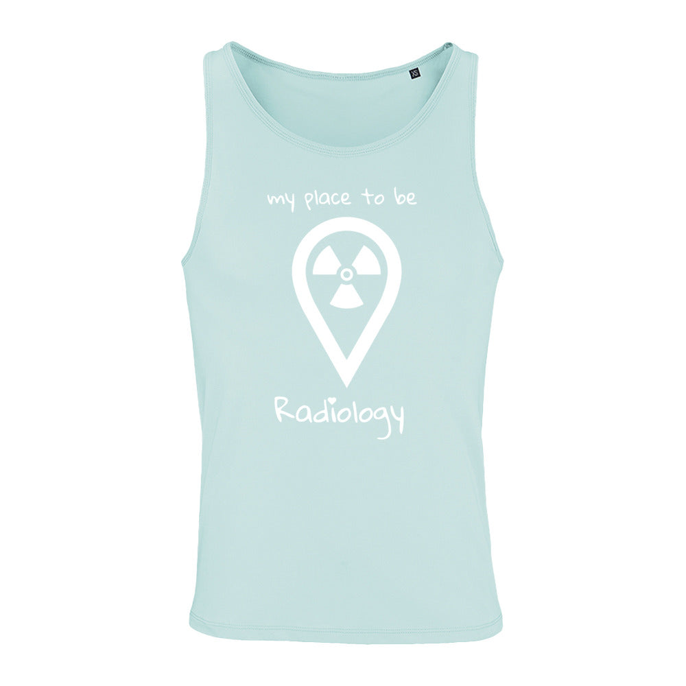 Tank Top (Unisex ) - my place to be (großes Logo) - Alles Einstellungssache 