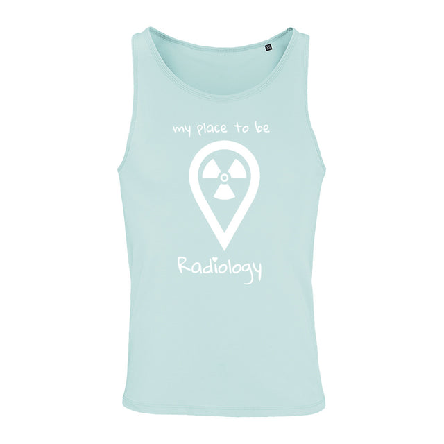 Tank Top (Unisex ) - my place to be (großes Logo) - Alles Einstellungssache 