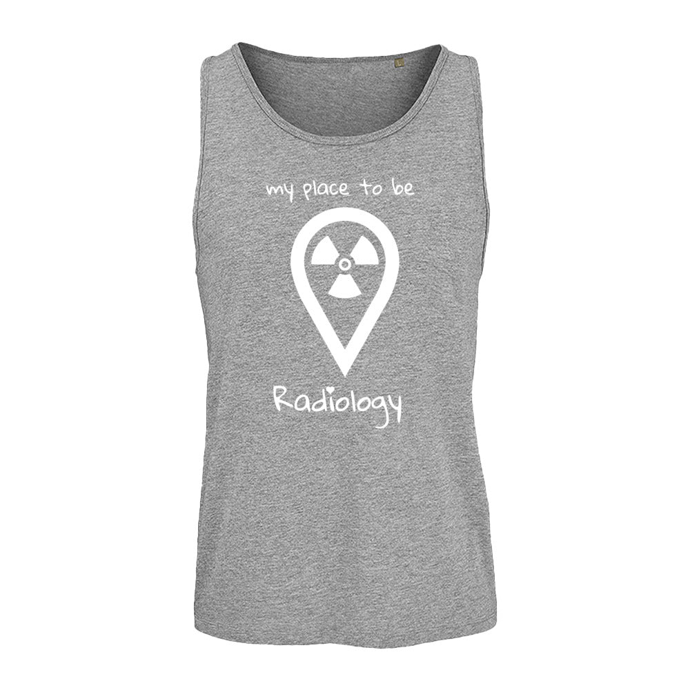 Tank Top (Unisex ) - my place to be (großes Logo) - Alles Einstellungssache 