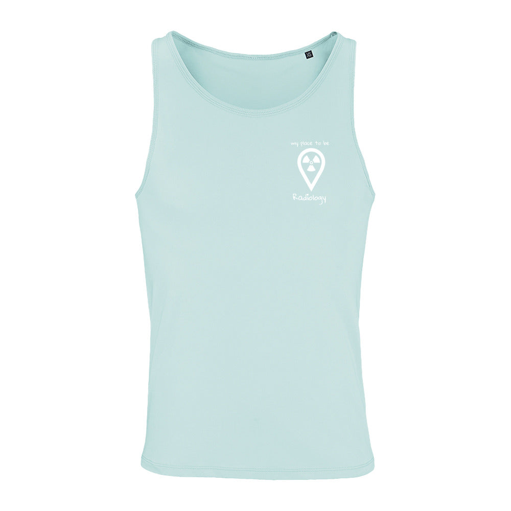 Tank Top (Unisex ) - my place to be (kleines Logo) - Alles Einstellungssache 