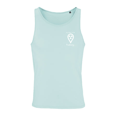 Tank Top (Unisex ) - my place to be (kleines Logo) - Alles Einstellungssache 