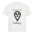T-Shirt (Damen) Oversized kürzer geschnitten - my place to be Radiology - Alles Einstellungssache 