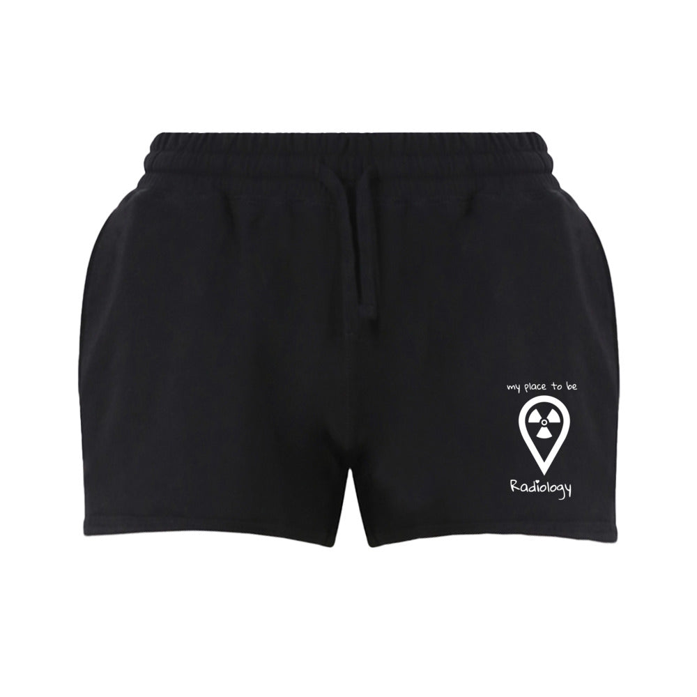 kurze Joggingshorts I Sporthose (Damen) - my place to be Radiology - Alles Einstellungssache 