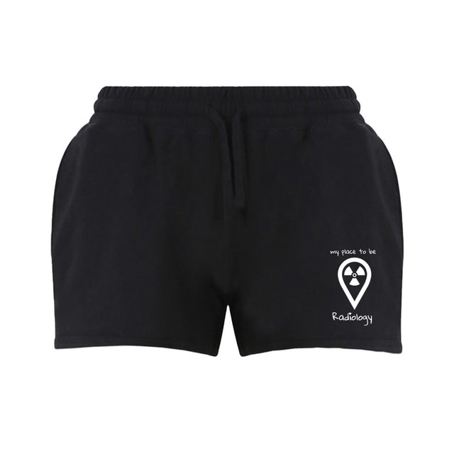 kurze Joggingshorts I Sporthose (Damen) - my place to be Radiology - Alles Einstellungssache 