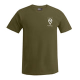 T-Shirt (Herren) - my place to be Radiology (kleines Logo) - Alles Einstellungssache 
