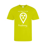 Funktionsshirt Cool T-Shirt Sport (Herren) - my place to be Radiology (großes Logo) - Alles Einstellungssache 