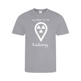 Funktionsshirt Cool T-Shirt Sport (Herren) - my place to be Radiology (großes Logo) - Alles Einstellungssache 