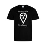 Funktionsshirt Cool T-Shirt Sport (Herren) - my place to be Radiology (großes Logo) - Alles Einstellungssache 