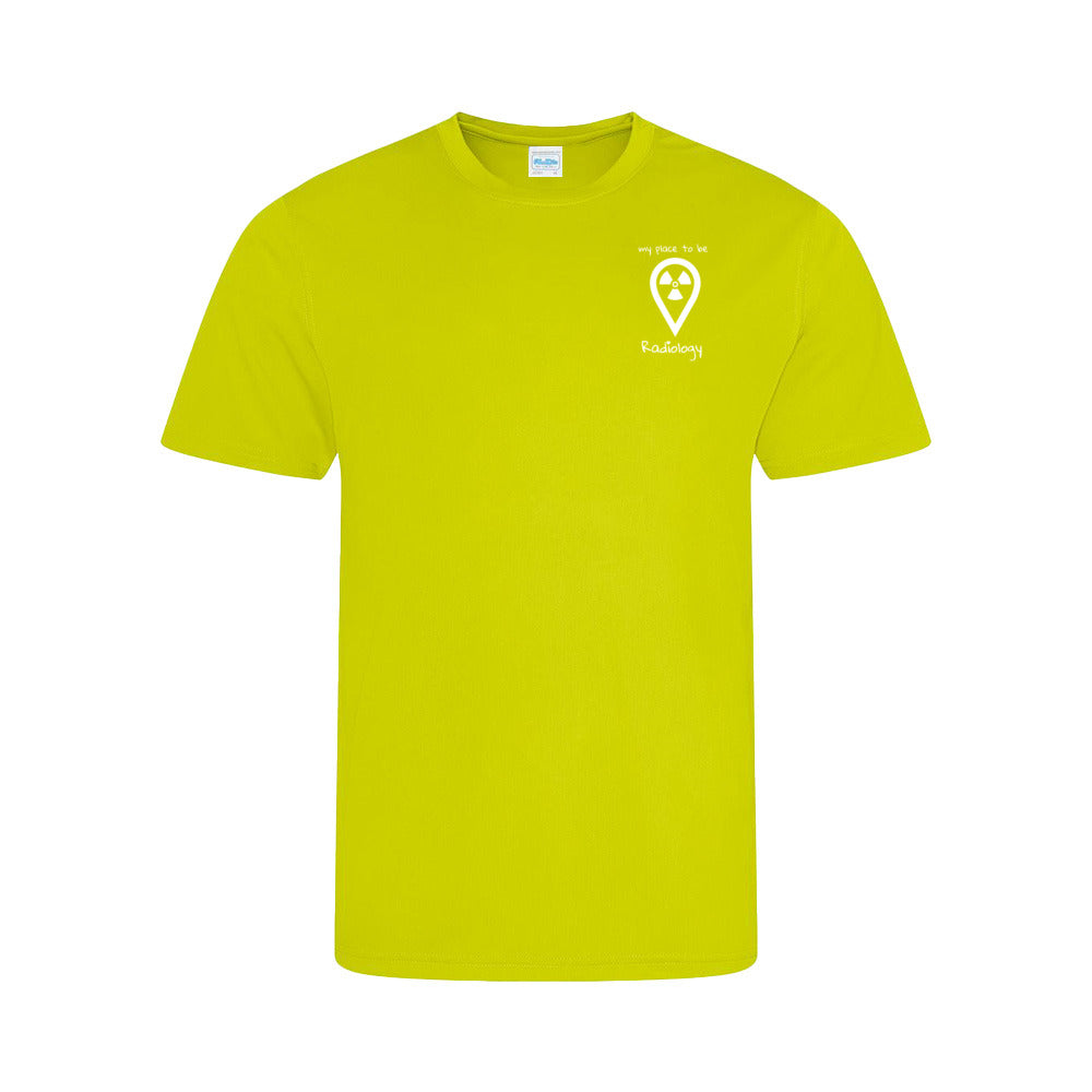 Funktionsshirt Cool T-Shirt Sport (Herren) - my place to be Radiology (kleines Logo) - Alles Einstellungssache 
