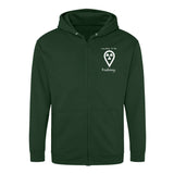 Hoddy Sweatjacke mit Reißverschluss (Unisex) - my place to be Radiology - Alles Einstellungssache 