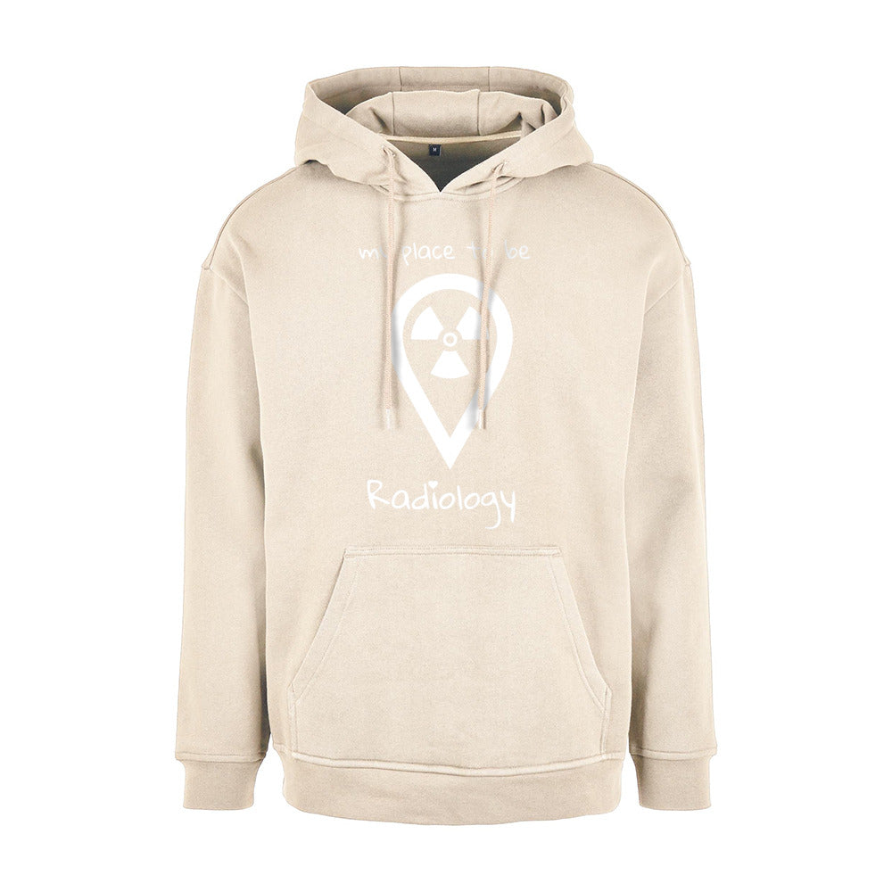 Basic Oversize Hoodie (Herren) - my place to be Radiology - Alles Einstellungssache 