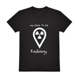 V-Auschnitt T-Shirt (Herren) - my place to be Radiology (großes Logo) - Alles Einstellungssache 