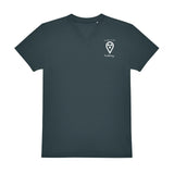 V-Auschnitt T-Shirt (Herren) - my place to be Radiology (kleines Logo) - Alles Einstellungssache 