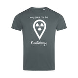 Sport T-Shirt (Herren) - my place to be Radiology (großes Logo) - Alles Einstellungssache 