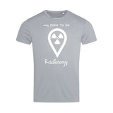 Sport T-Shirt (Herren) - my place to be Radiology (großes Logo) - Alles Einstellungssache 