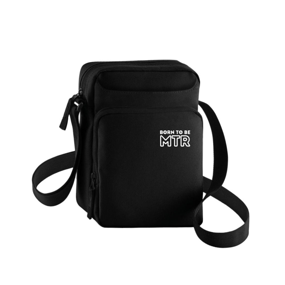 Cross Body Bag, Handtasche, Tablet-/Handytasch - BORN TO BE MTR (kleines Logo) - Alles Einstellungssache 