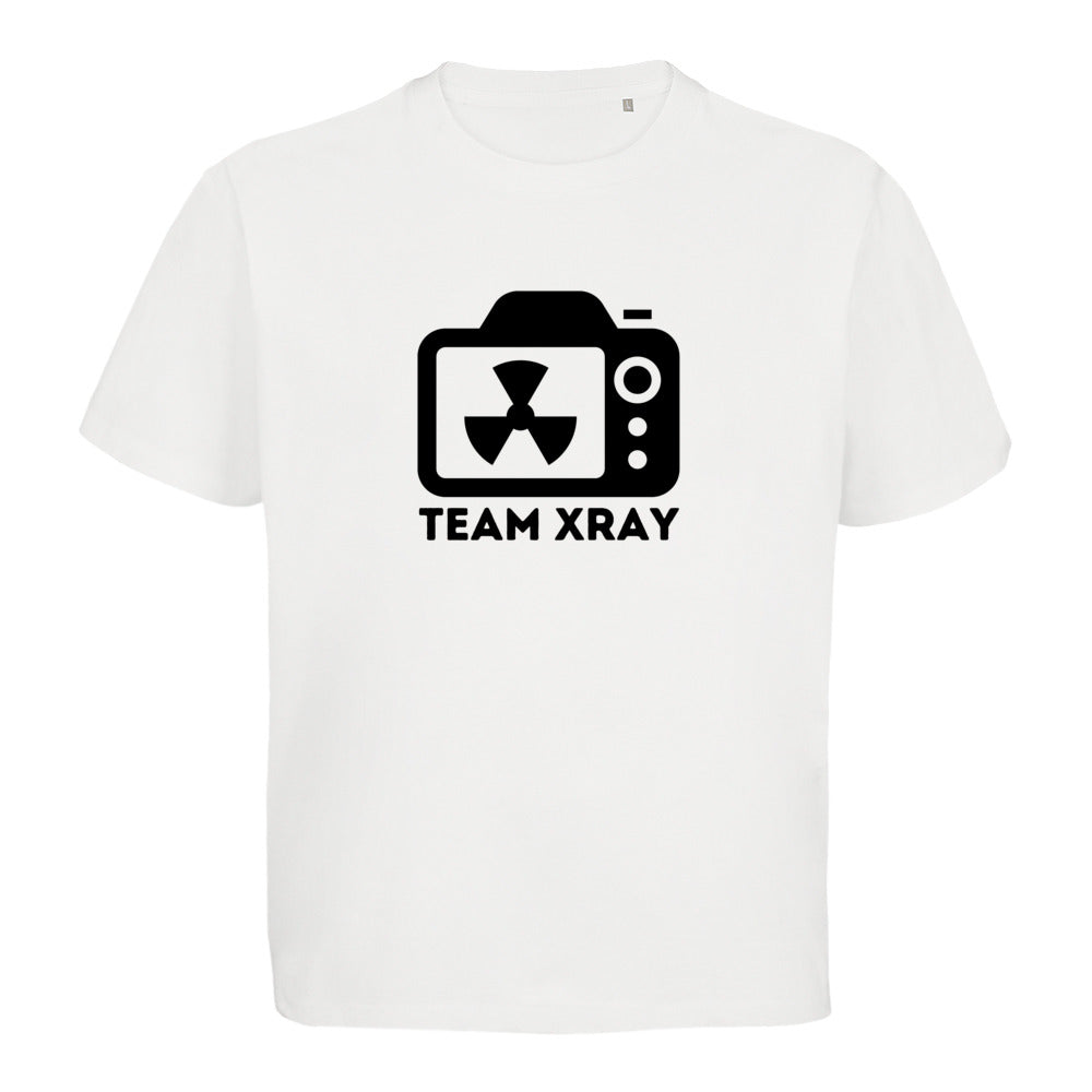 T-SHIRT Oversized kürzer geschnitten (Damen) - TEAM XRAY (großes Logo) - Alles Einstellungssache 