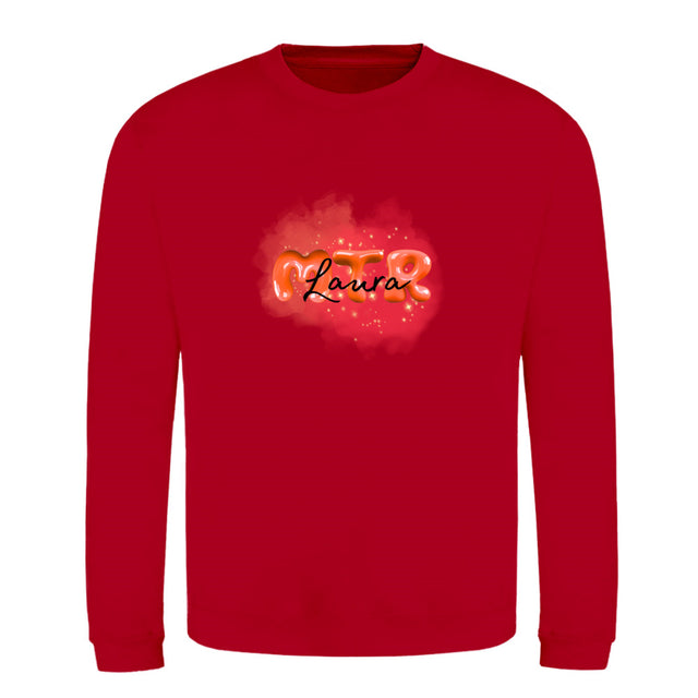 ROT MTR Laura oder dein Name -LOGO groß- Klassiker Sweatshirts (Unisex) - Alles Einstellungssache 